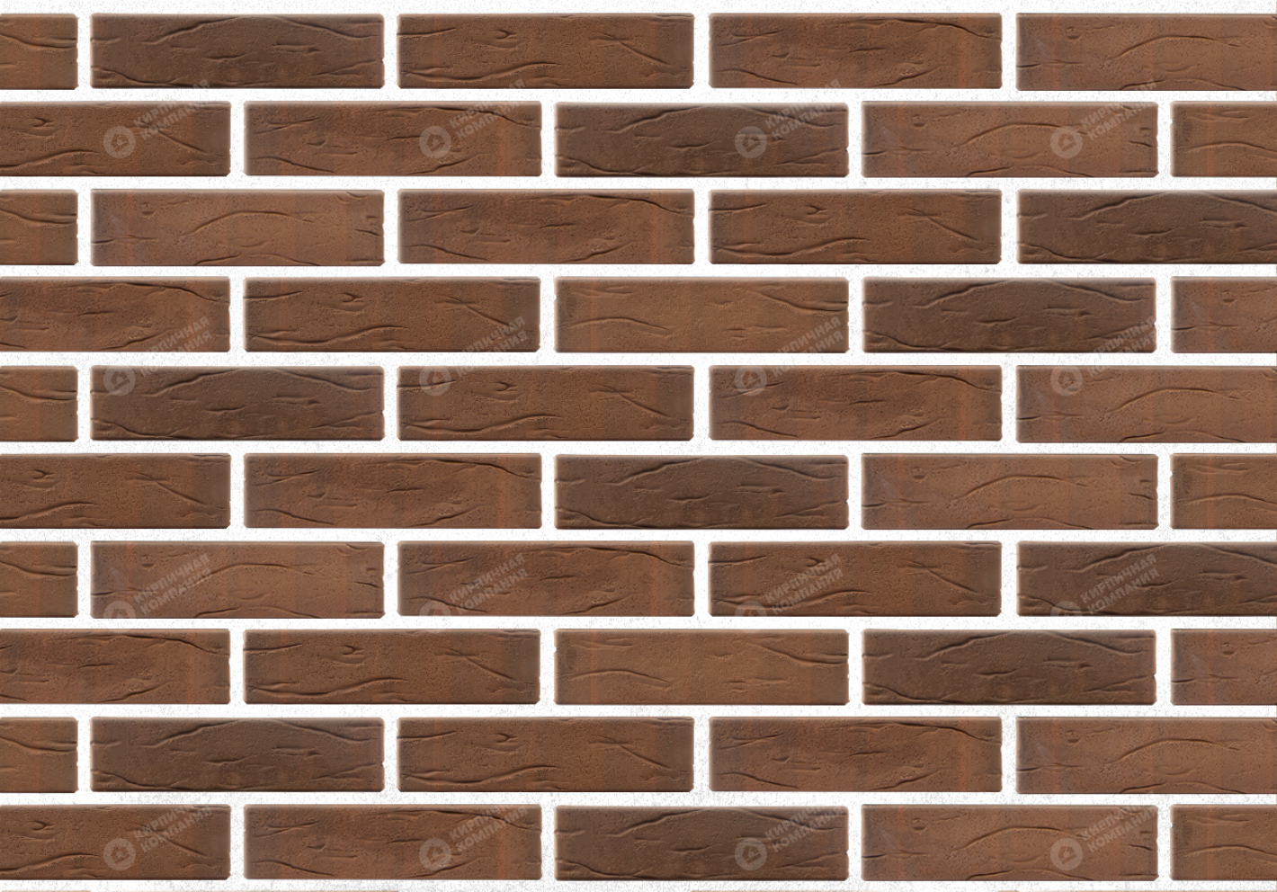 Кирпич керамический лицевой MOKKO-BUNT РУСТ 1НФ пустотелый