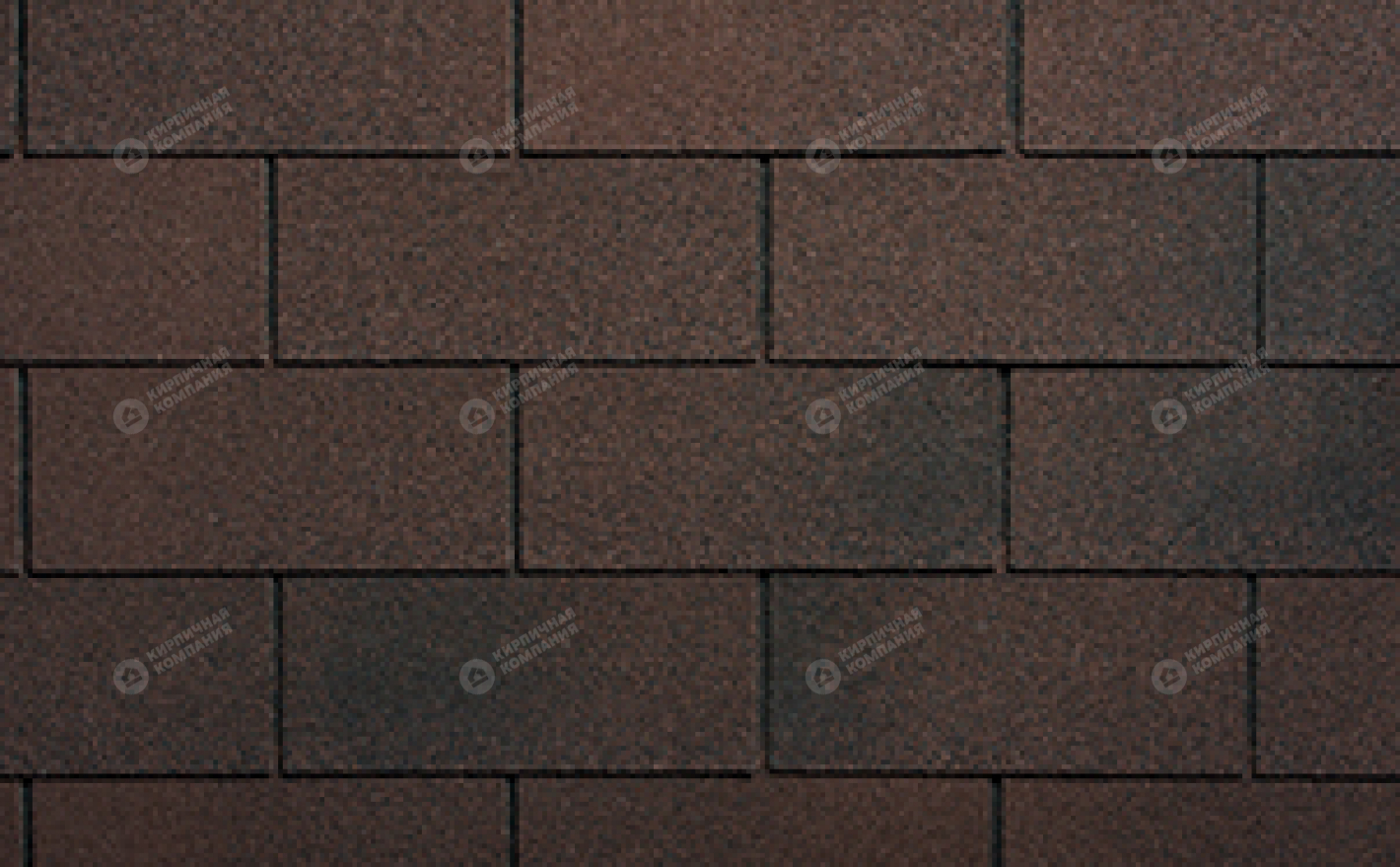 Гибкая черепица рядовая RUFLEX Tab Кедровый орех