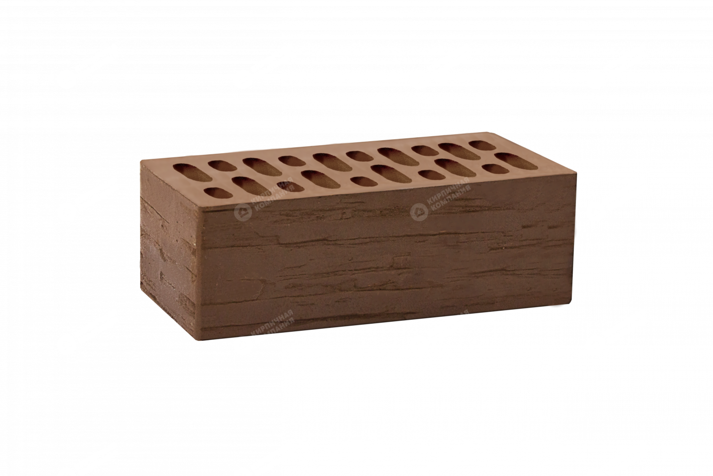 Кирпич облицовочный утолщенный  Шоколад  Гладкий с.Кощаково