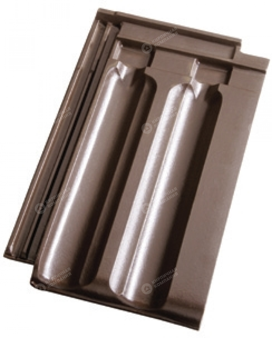 Керамическая черепица Tradi 15 (E 20) Old Black Engobe