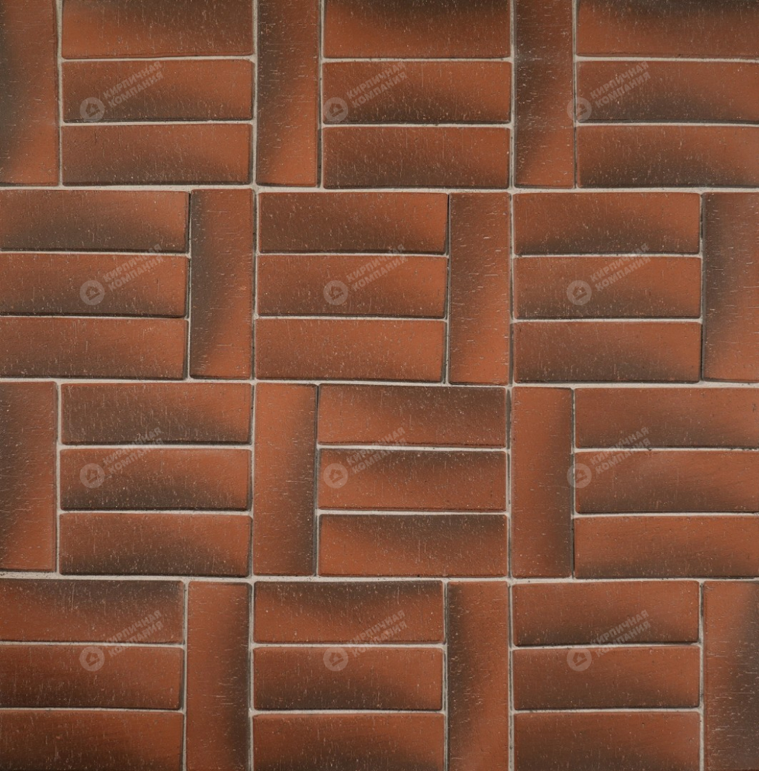 Клинкер тротуарный "Оксфорд" умбра лонг