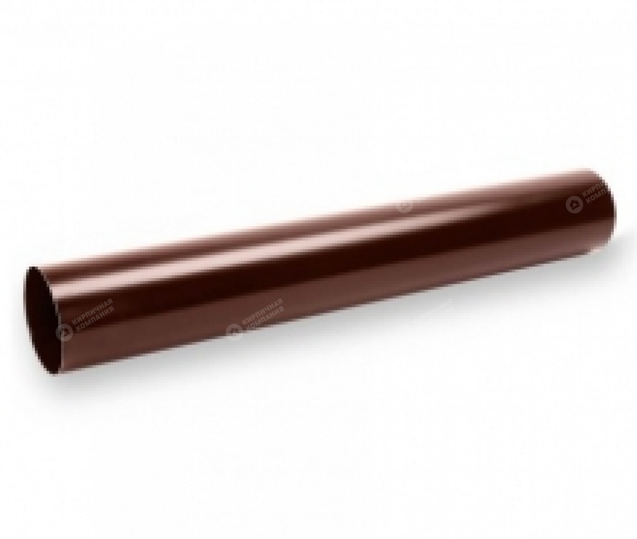 Водосточная труба сталь 3 м. коричневая GALECO