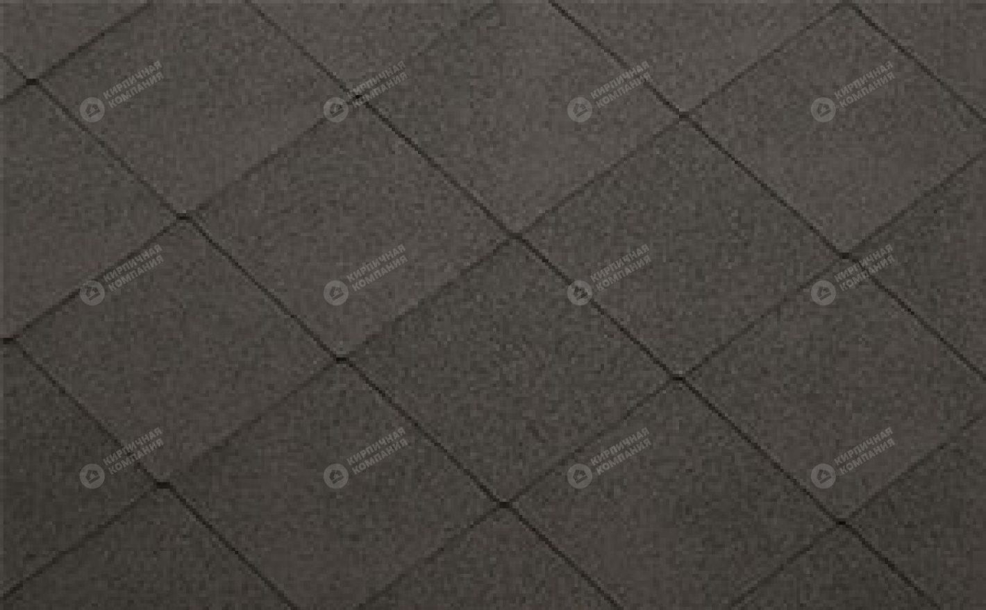 Гибкая черепица рядовая KATEPAL Темно-серый