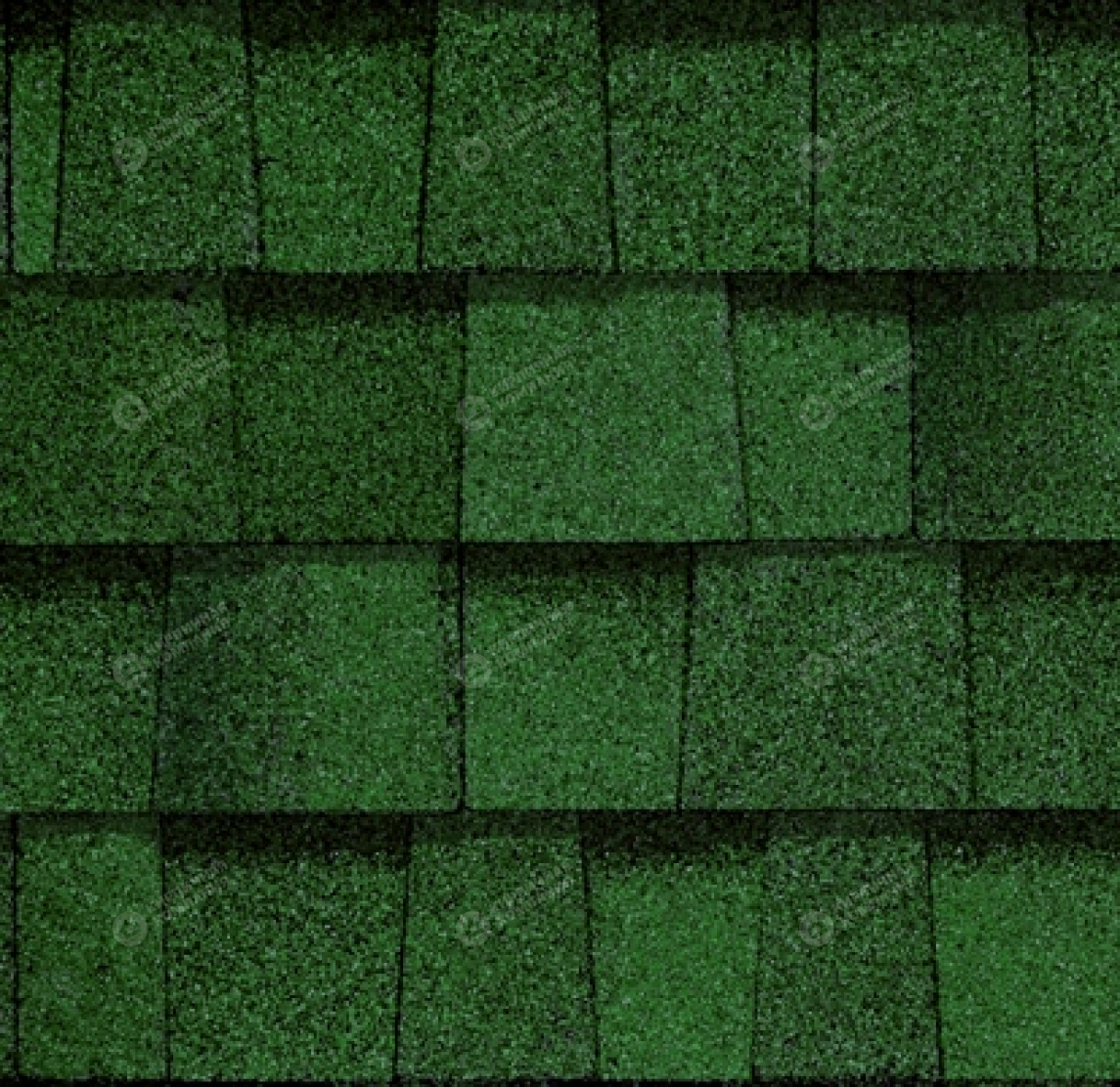 Гибкая черепица рядовая RUFLEX Esten Изумруд