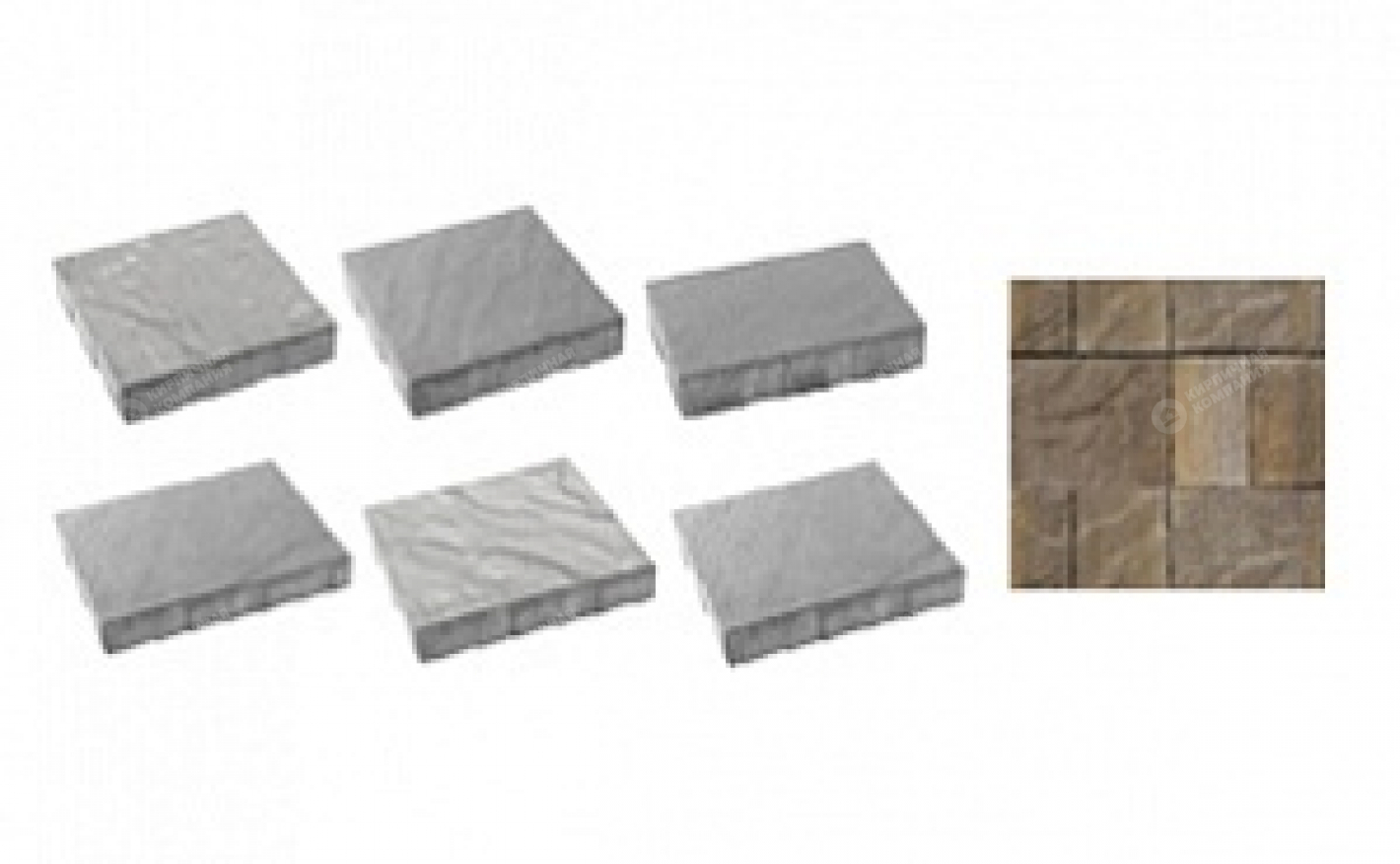 Тротуарная плитка Антара Искусственный камень 1АН.6 Доломит